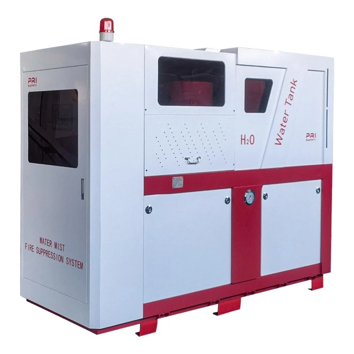 Système d'incendie à brouillard d'eau haute pression standard NFPA750 avec pompe Dafoss