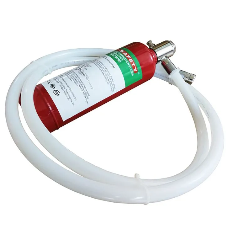 Système de suppression automatique du tube de trace de feu