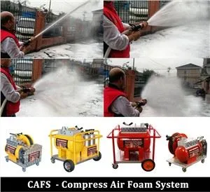 Systèmes de mousse à air comprimé CAFS pour feu sauvage