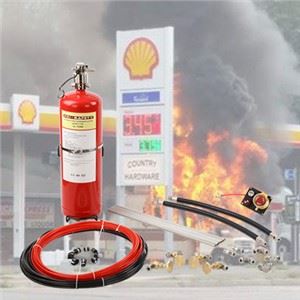 Parent d'essence ou Système de suppression des incendies de la station-service