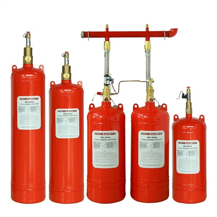 Système d'extinction automatique de lutte contre l'incendie HFC-227ea Gaz d'extinction d'incendie FM200